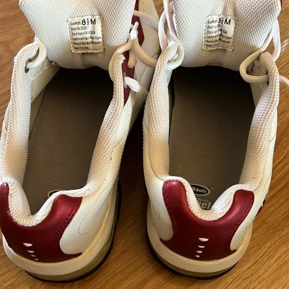 Dr Scholl’s Women’s Red and White Leather Golf Shoes with Golf Glove Size 8.5 - Picture 12 of 16